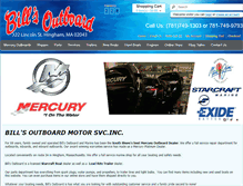Tablet Screenshot of billsoutboard.com